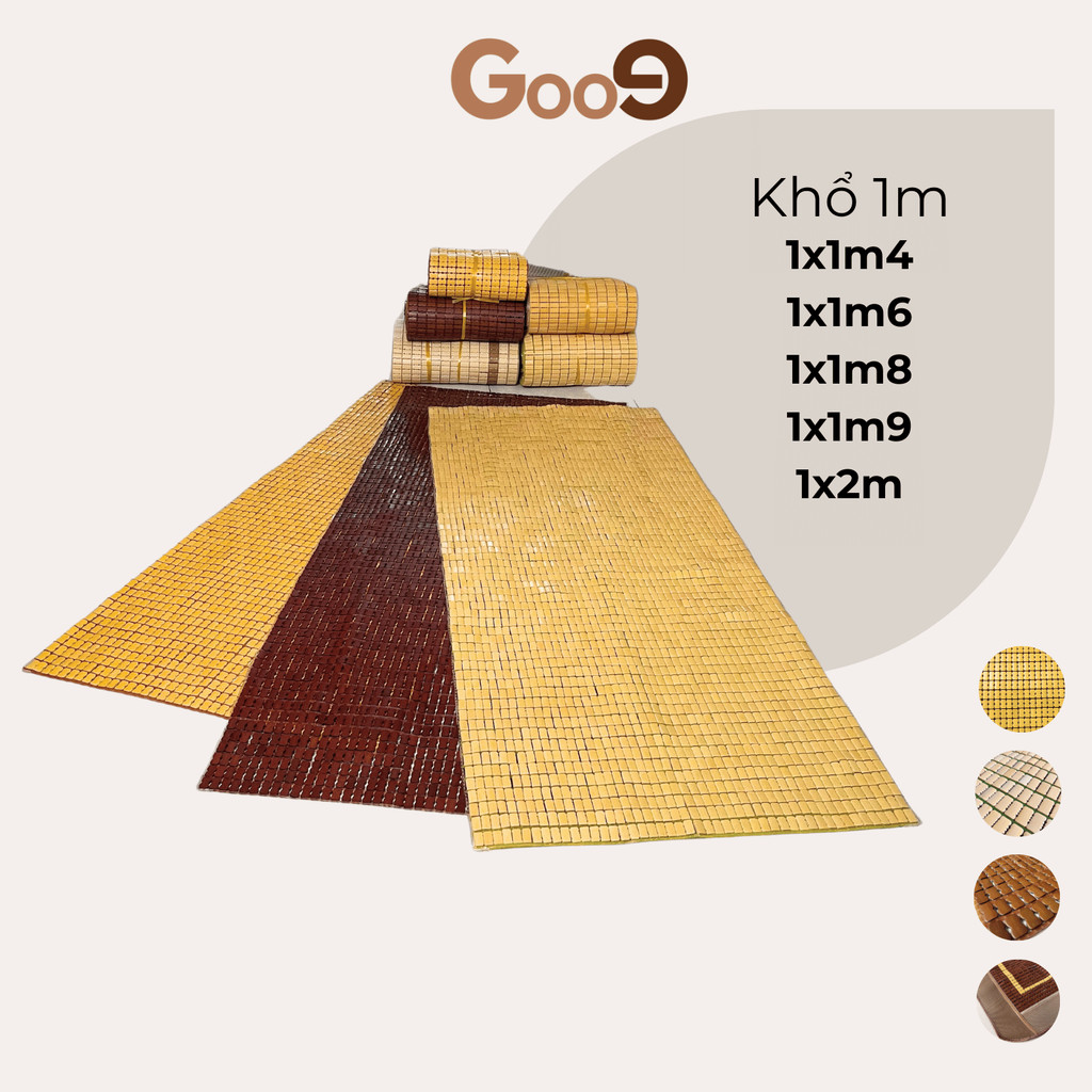 Chiếu trúc 1m, chiếu tre 1m, chiếu trúc hạt khổ ngang 1m, làm từ hạt tre già, nằm mát, thoáng khí
