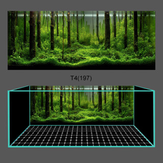   Tặng Đồ Dán+Sticker  Tranh dán hồ cá 3D Decal mẫu  3D 197  tranh bể cá siêu đẹp - Sắc Nét 