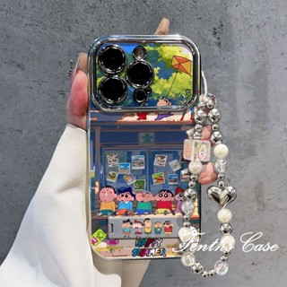  Dành Cho OPPO A38 A18 A58 A17k A78 A57 A5s A76 A96 A16s A15s A16k A77s A7 A3s A5 A9 2020 A54 A74 A95 A94 A93 A53 2020 Phim Hoạt Hình Crayon Giá Đỡ Mạ Cửa Sổ Lớn Vỏ Điện Thoại Mềm 