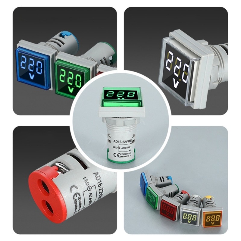 Màn hình LED Điện áp Màn hình Màn hình Độ chính xác Điện áp Đồng hồ đo Điện áp Máy dò