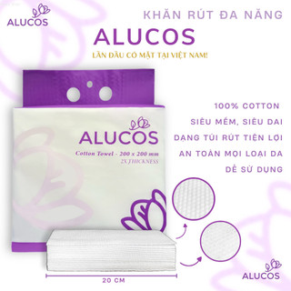 Khăn Mặt Khô Đa Năng Dùng 1 Lần Alucos, Alucos Treo Tường, Khăn Giấy Lau Đa Năng, Khăn Lau Mặt Dùng 1 Lần