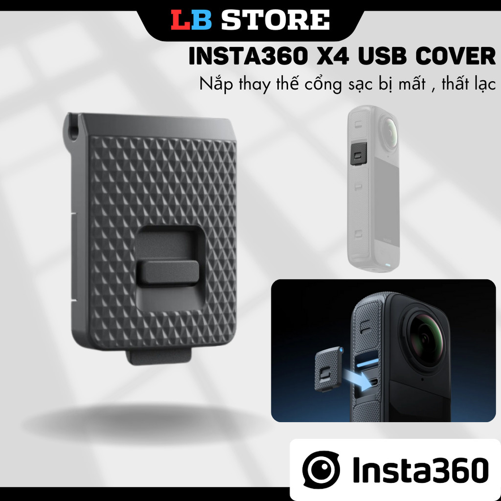 Nắp sạc pin thay thế Insta360 One X4