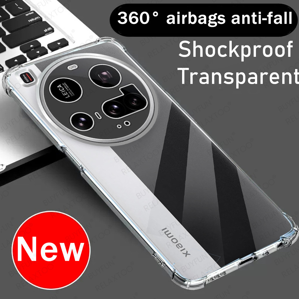 Ốp điện thoại TPU mềm trong suốt cho Xiaomi 15 Ultra Mi 15Ultra Xiaomi 15Ultra Vỏ điện thoại chống s