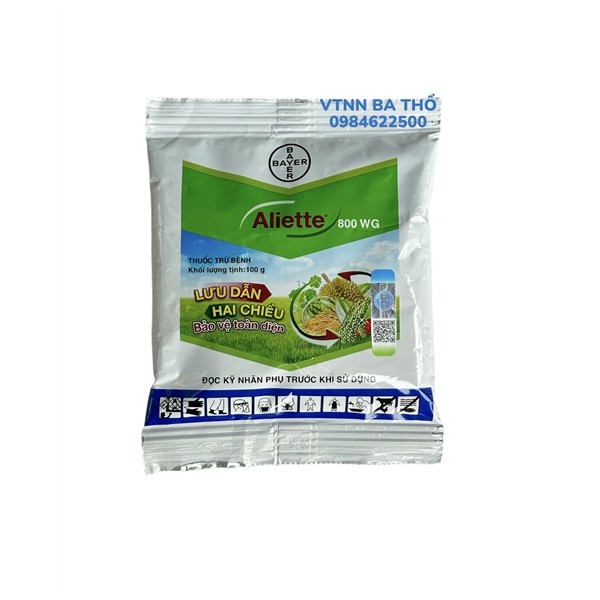Thuốc trừ nấm bệnh cao cấp Aliette 800WG 100gr (gói)