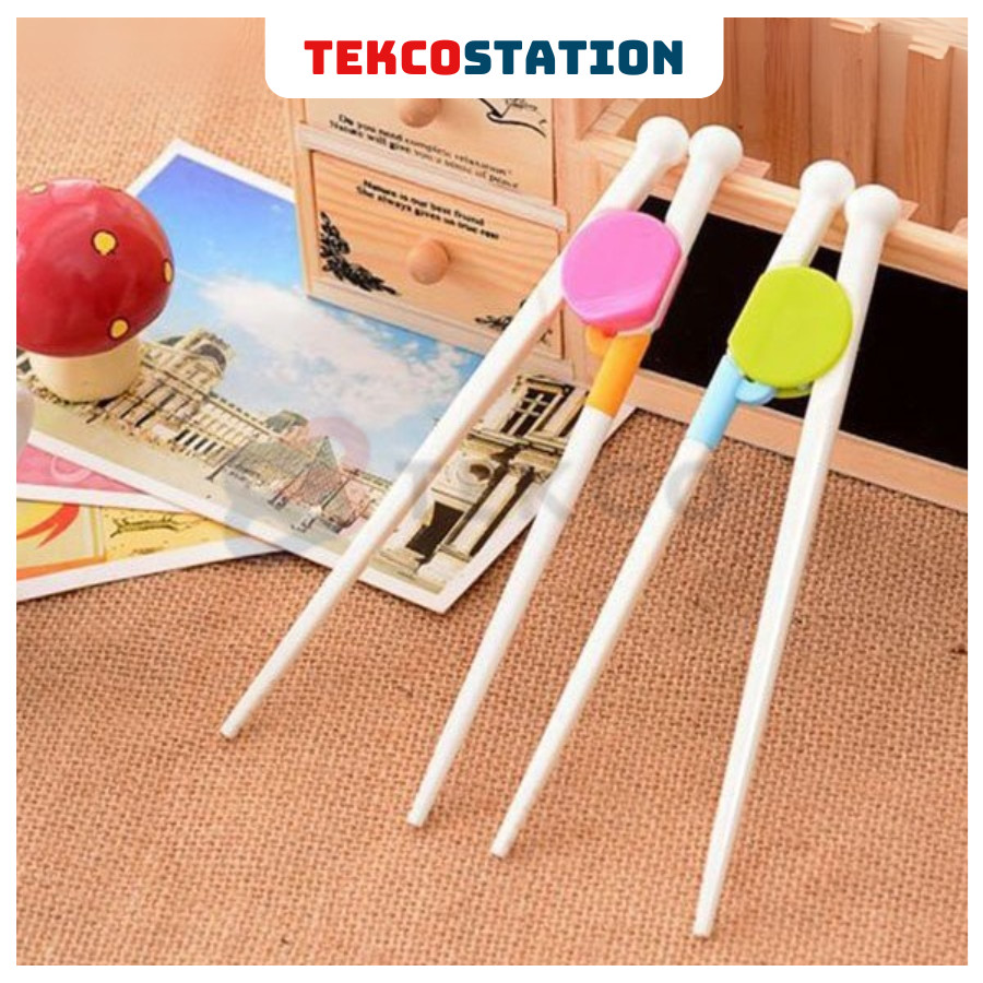 Đũa Tập Ăn Dặm, Đũa Tập Gắp Cho Bé (Màu Ngẫu Nhiên)