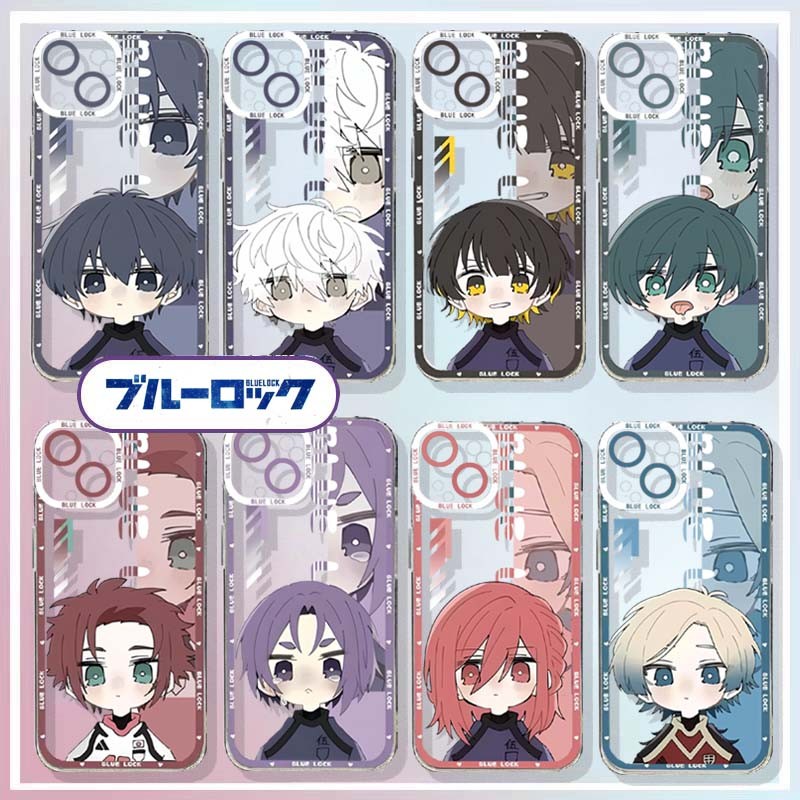 Ốp Điện Thoại Cho iPhone 16 + Pro MAX 16E SE4 6 6S 7 8 Plus X XS MAX XR Ốp Lưng Anime Dễ Thương BLUE