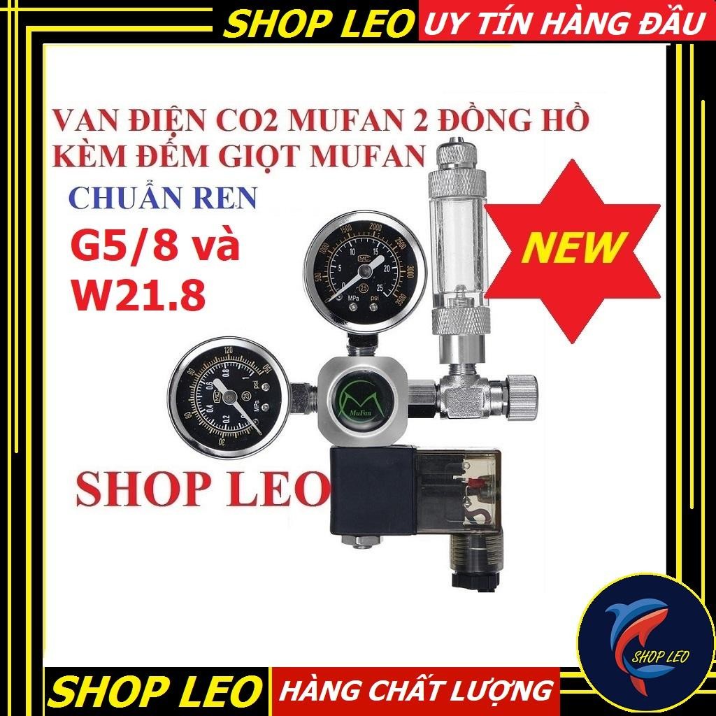 VAN ĐIỆN, VAN CƠ CO2 MUFAN CHUẨN REN G5/8 VÀ W21.8 - VAN ĐIỆN TINH CHỈNH CO2