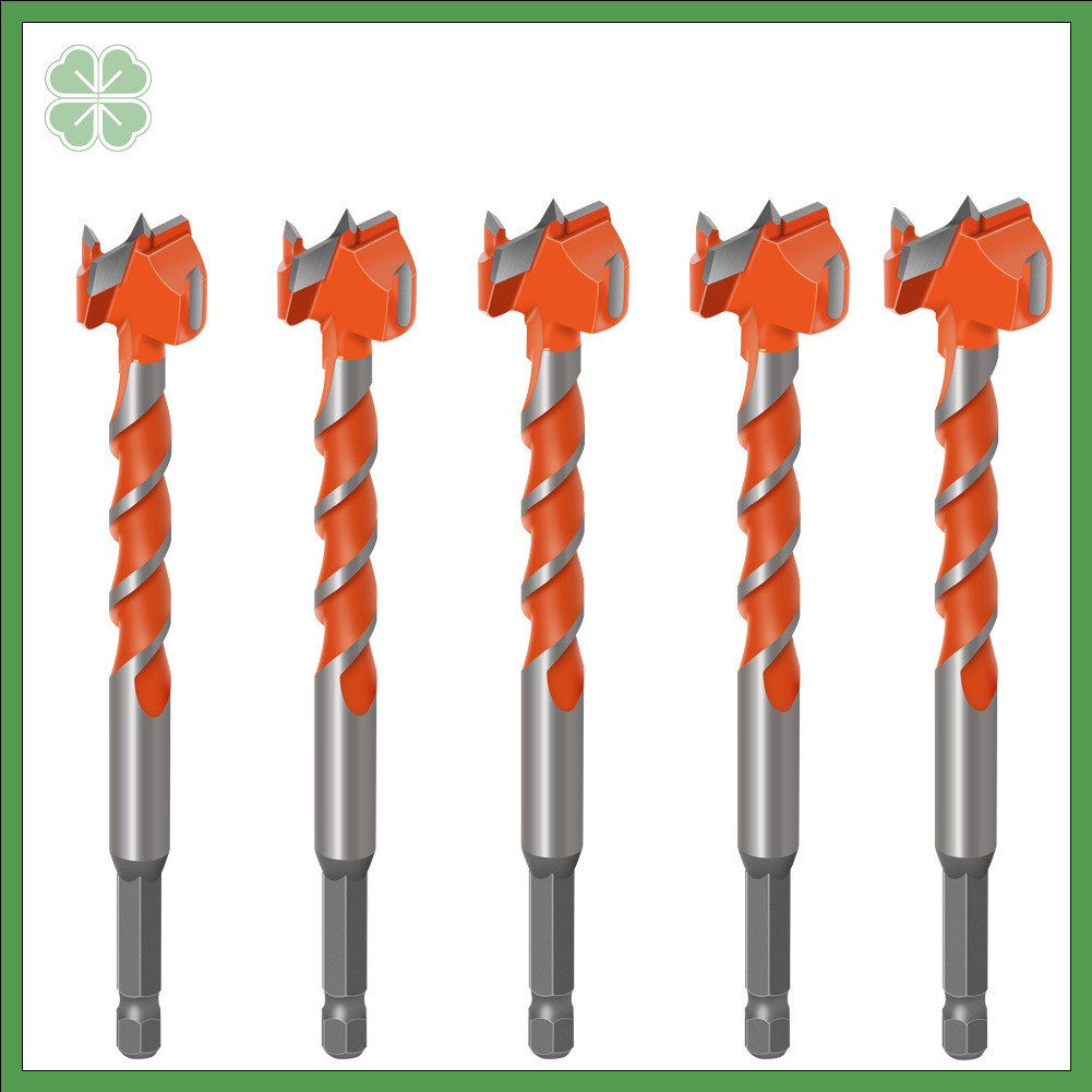 Mũi cưa lỗ chế biến gỗ mở rộng, Mũi khoan hợp kim YG6 có ren cho khóa cửa Tấm gỗ nhựa đục lỗ