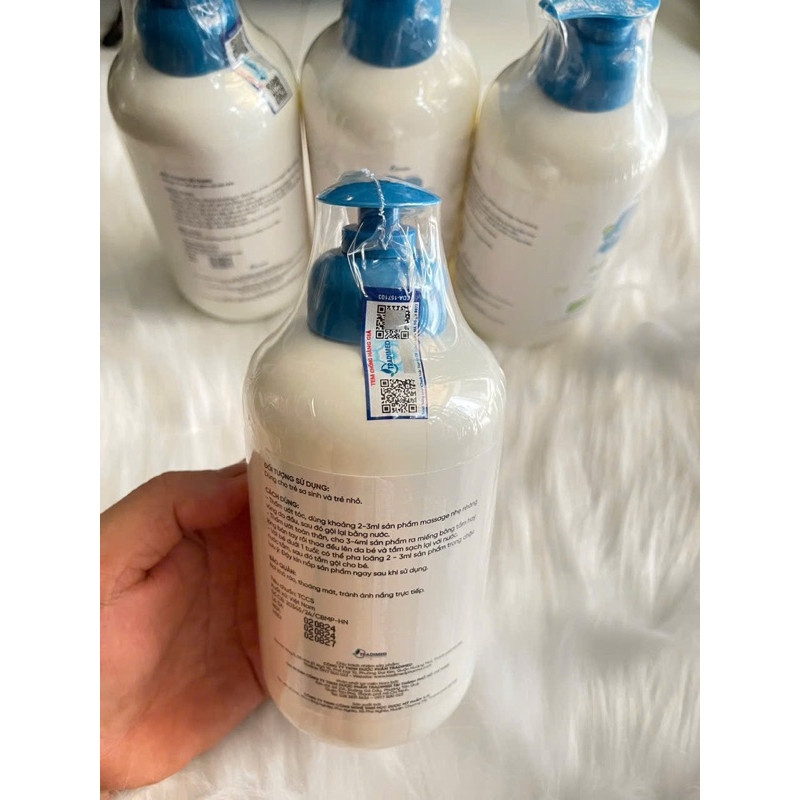 Sữa Tắm Gội Orgabie 500ml- Làm Sạch Dịu Nhẹ, Nuôi Dưỡng, Bảo Vệ Da và Tóc Bé Vượt Trội