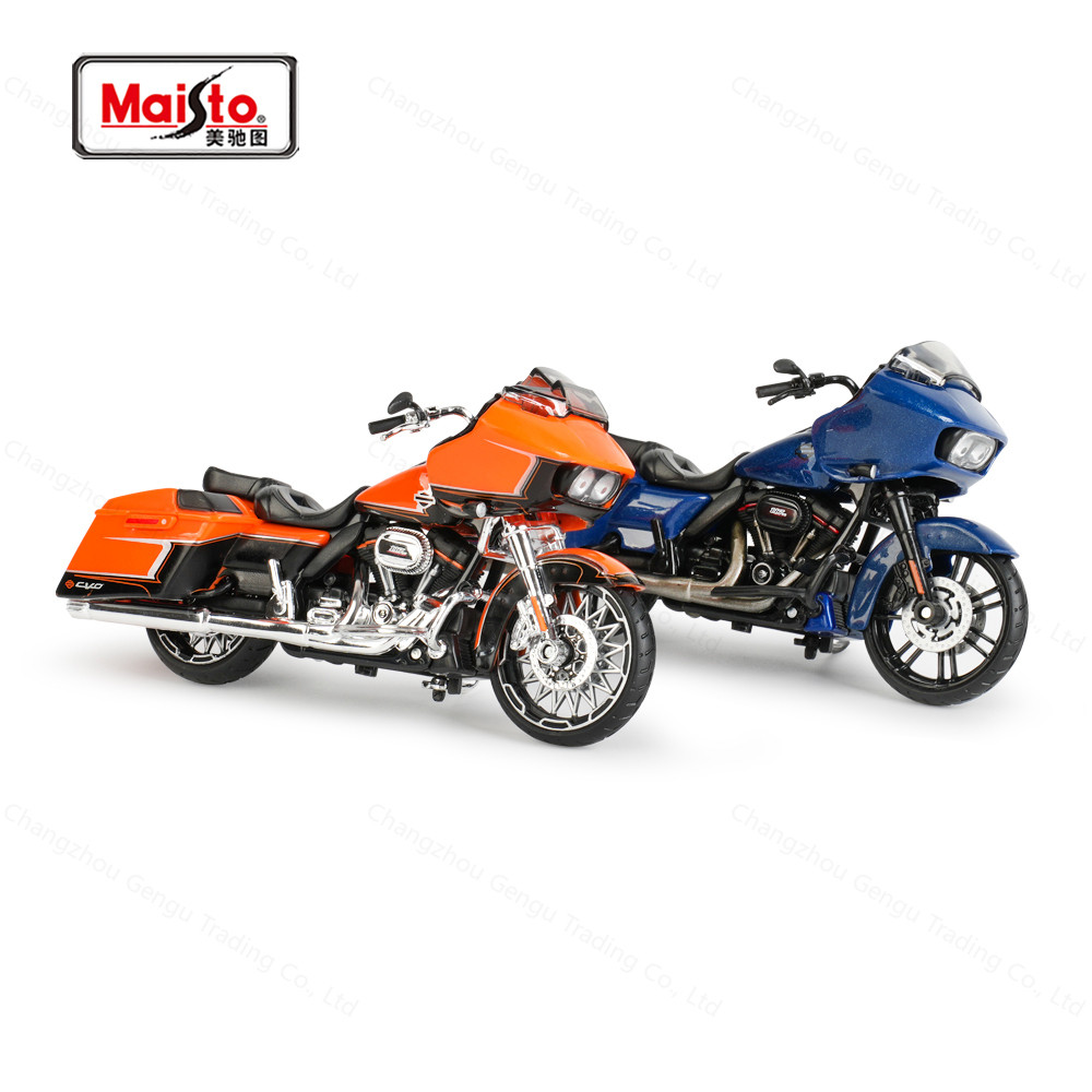 Maisto 1: 18 Harley-Davidson 2022 CVO Road Glide Die Cast Xe Sưu Tập Sở Thích Xe Máy Đồ Chơi Mô Hình
