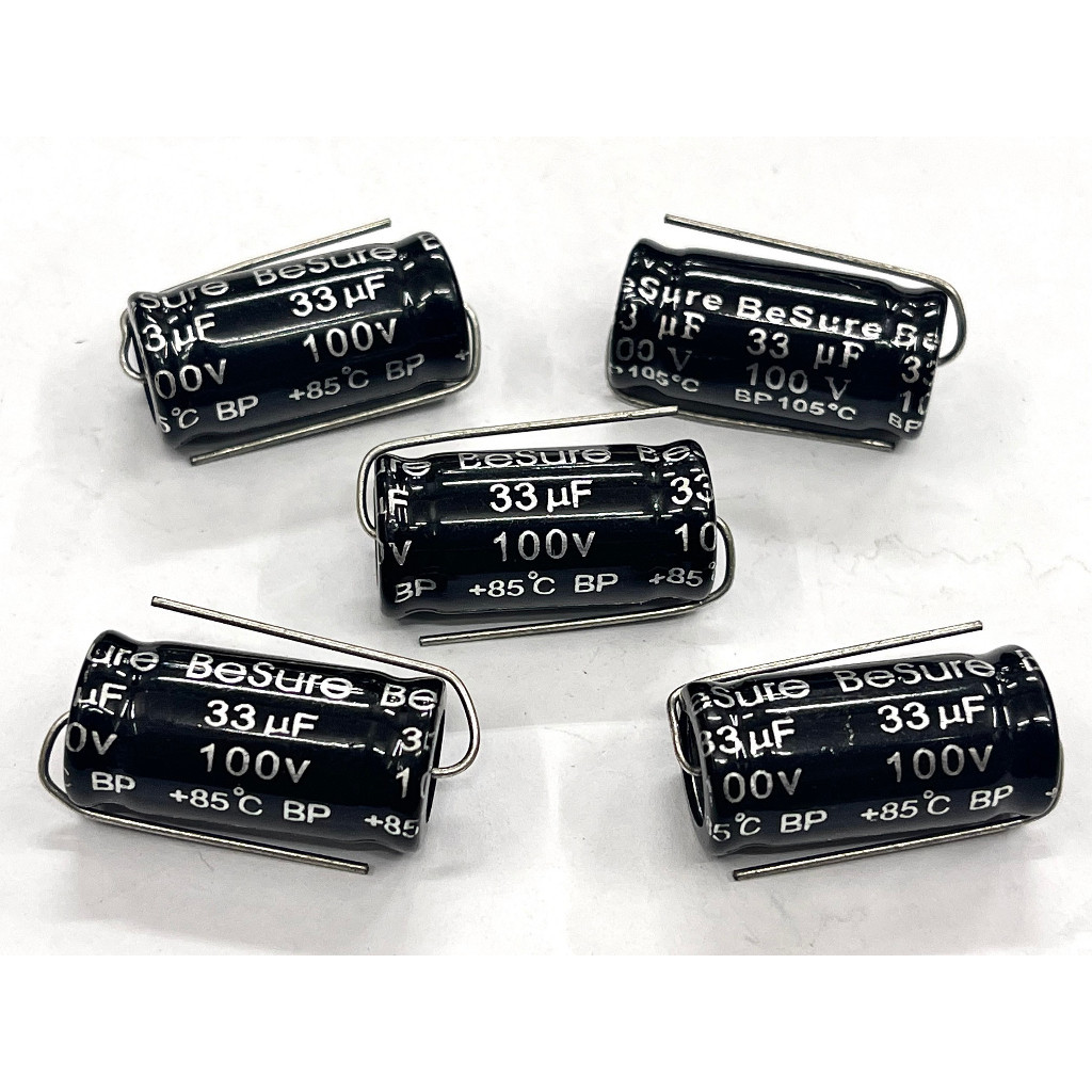 Combo 5 chiếc tụ loa 2 đầu 33uf/100v