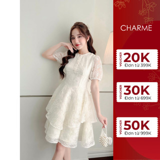 Váy ren 2 tầng xoè Charme 303009