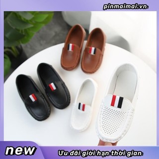 Giày Thể Thao Bằng Da Thoáng Khí Dành Cho Bé Trai 1-10 Tuổi