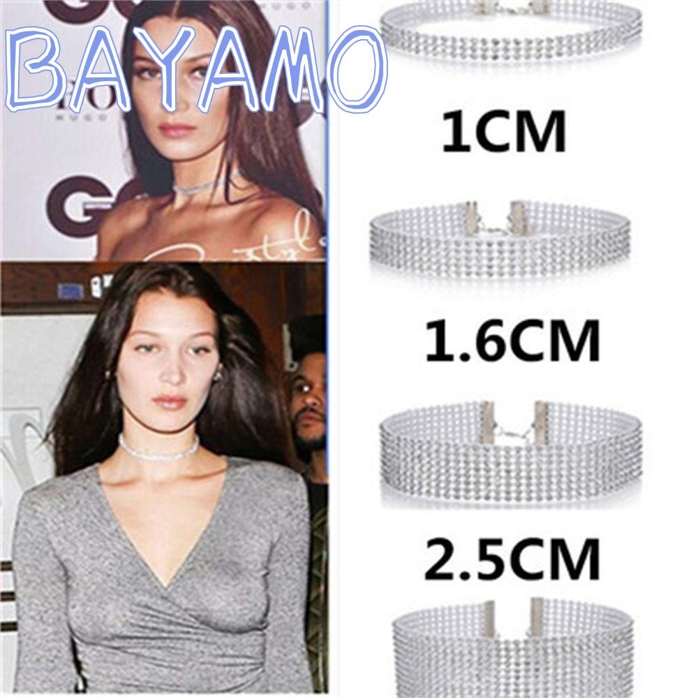 BAYAMO Vòng Cổ Choker Đính Đá Sang Trọng