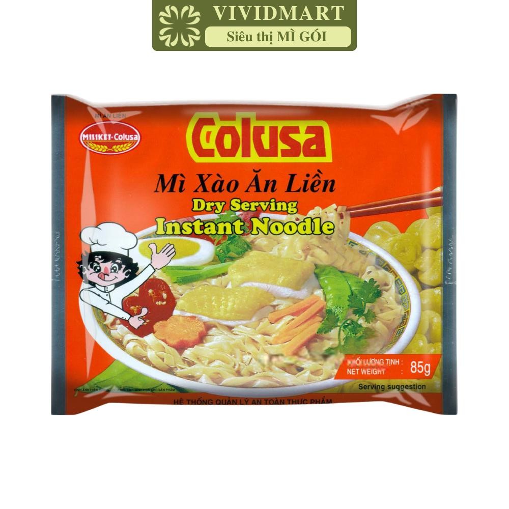 [GÓI LẺ] - COLUSA - Mì xào ăn liền Colusa, Mì xào Colusa, Mì xào ăn liền Miliket, Mì xào cao cấp Col