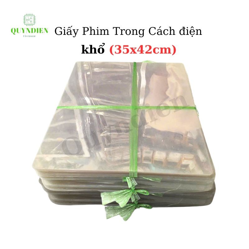 Giấy Phim Trong cách điện 35x42cm (film base) – Ứng Dụng Điện Cơ, Điện Tử - Linh kiện điện tử QUỲNH 
