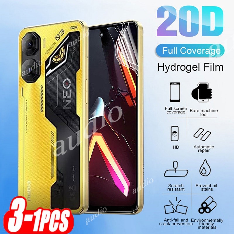 Nubia NEO 3 5G 3 Cái 20D Full Coverage Hydrogel Film Cho ZTE Nubia NEO 3 GT NEO3 GT 5G 2025 Bảo Vệ M