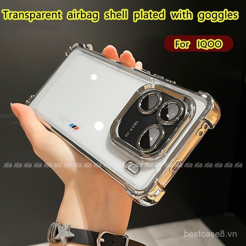 Ốp lưng iQOO 12 13 Z9 Z9X, ốp lưng iQOO Z9 Z9 Turbo 12 5G, ốp lưng trong suốt chống sốc, phong cách 