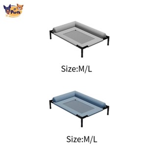 Perfk Giường Cho Chó Nâng Cao Có Thể Giặt Võng Cho Chó Chắc Chắn Trong Nhà Ngoài Trời Lưới Thoáng Khí Thú Cưng Mèo Giường Nuôi Chó Cot Cho Mèo Chó