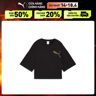 Áo Thun Thời Trang Short Tee PUMA Nữ Leo Luxe Oversized