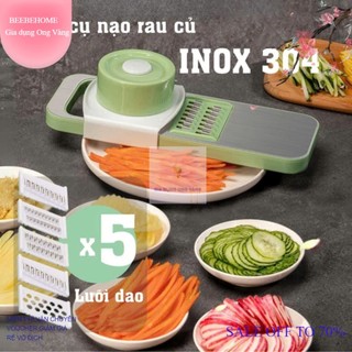 Máy cắt rau củ,Máy cắt khoai tây BEEBEHOME chất liệu thân máy từ nhựa PP cao cấp, lưỡi dao sắc bén bằng thép không gỉ
