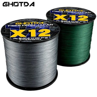 GHOTDA PE Braid 12 Dây Câu 300M 500M Multifiber Bền 20-120lb Câu Cá Bện Nhật Bản Phụ Kiện Câu Cá Dây Câu Cá Cho Biển