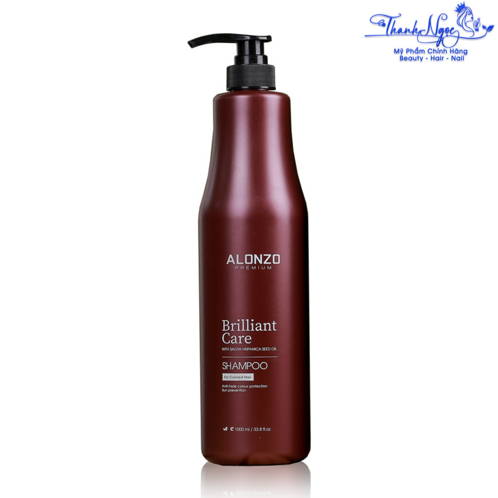 Dầu gội cho tóc nhuộm Alonzo Brilliant Care Shampoo 1000ml [ TN ]