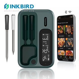  Inkbird Tempwise TNT-12BW Nhiệt kế thực phẩm thịt BBQ không dây Hai đầu dò có Wifi 5G Bluetooth cho đầu dò nướng nấu ăn ngoài trời 