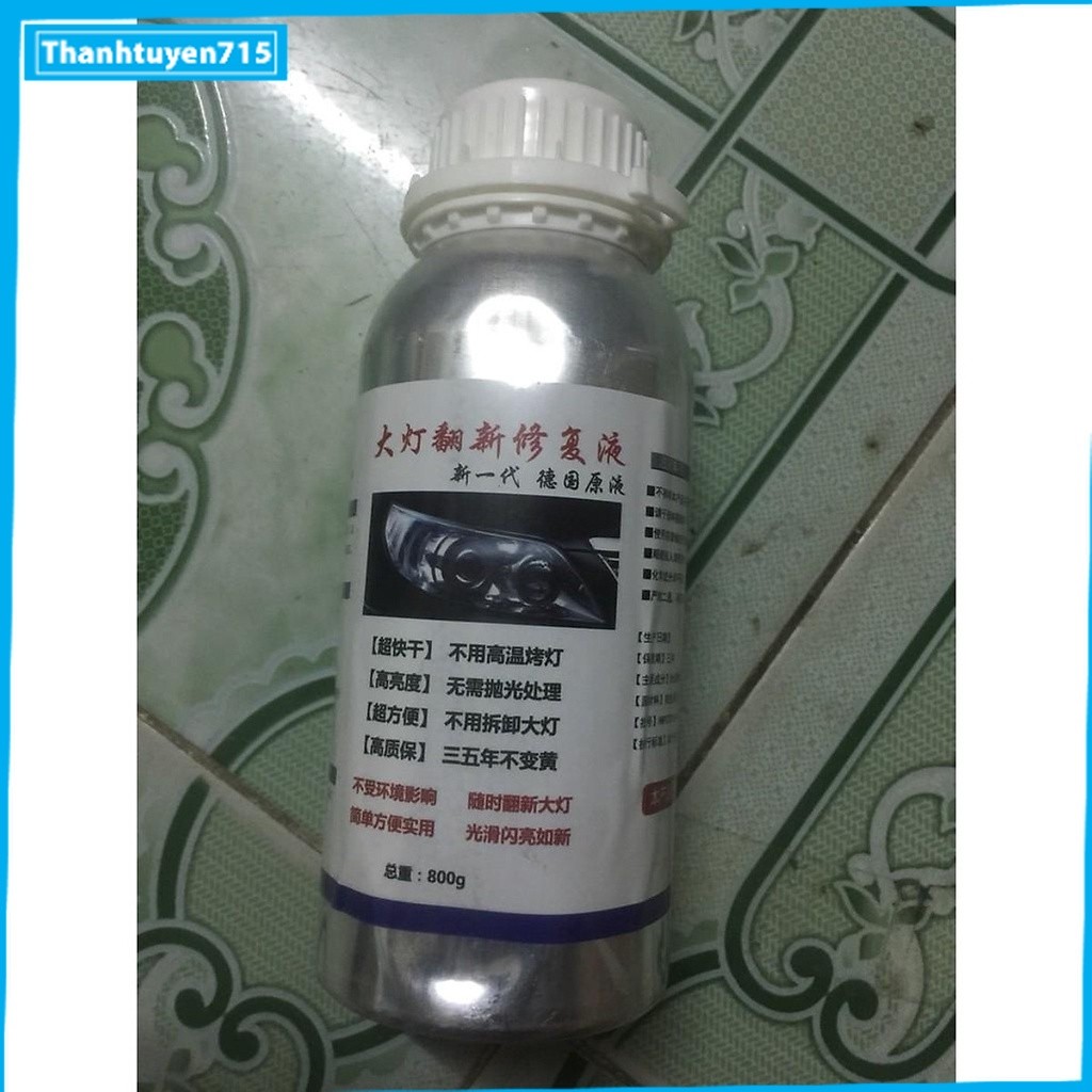 Dung dịch nano đánh bóng đèn pha ô tô -xe máy
