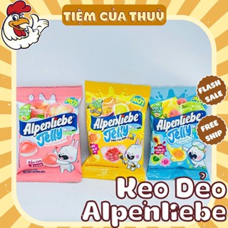 Kẹo Dẻo Nhân Hương Trái Cây Mật Ong Alpenliebe Jelly Ong Óng Ánh Gói 24G, Kẹo Dẻo Trái Cây, Kẹo Chipchip