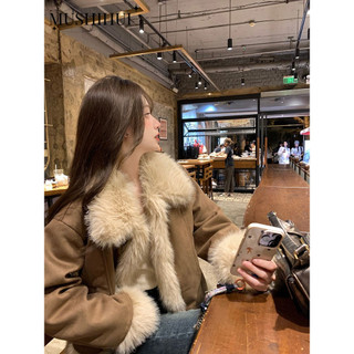 MUSHIHUI áo khoác nữ áo khoác bomber High-quality Durable Thanh lịch Korean WJK24B0X5H 46Z241115
