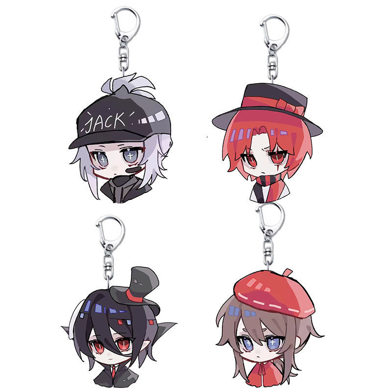 Identity V Anime Móc Khóa Edgar Valden Joker Nabe Sabida Nam Móc Chìa Khóa Cho Nữ Hình Thời Trang Ac