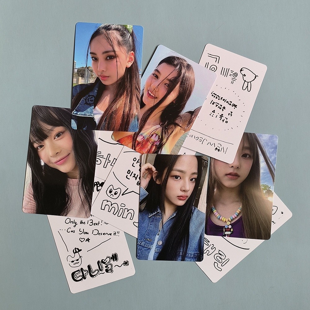 [ 05 Thẻ ] Kpop  Album Photocard Idol Collectibles - In 2 Mặt - Card Bo Góc Lomo Idol / Kpop