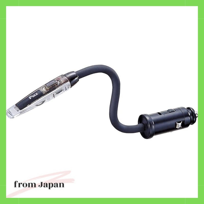 Napolex Fizz Car Cigarette Socket Light 12V Car Exclusive with Fuse 125mm Flex Length LED Light Blue