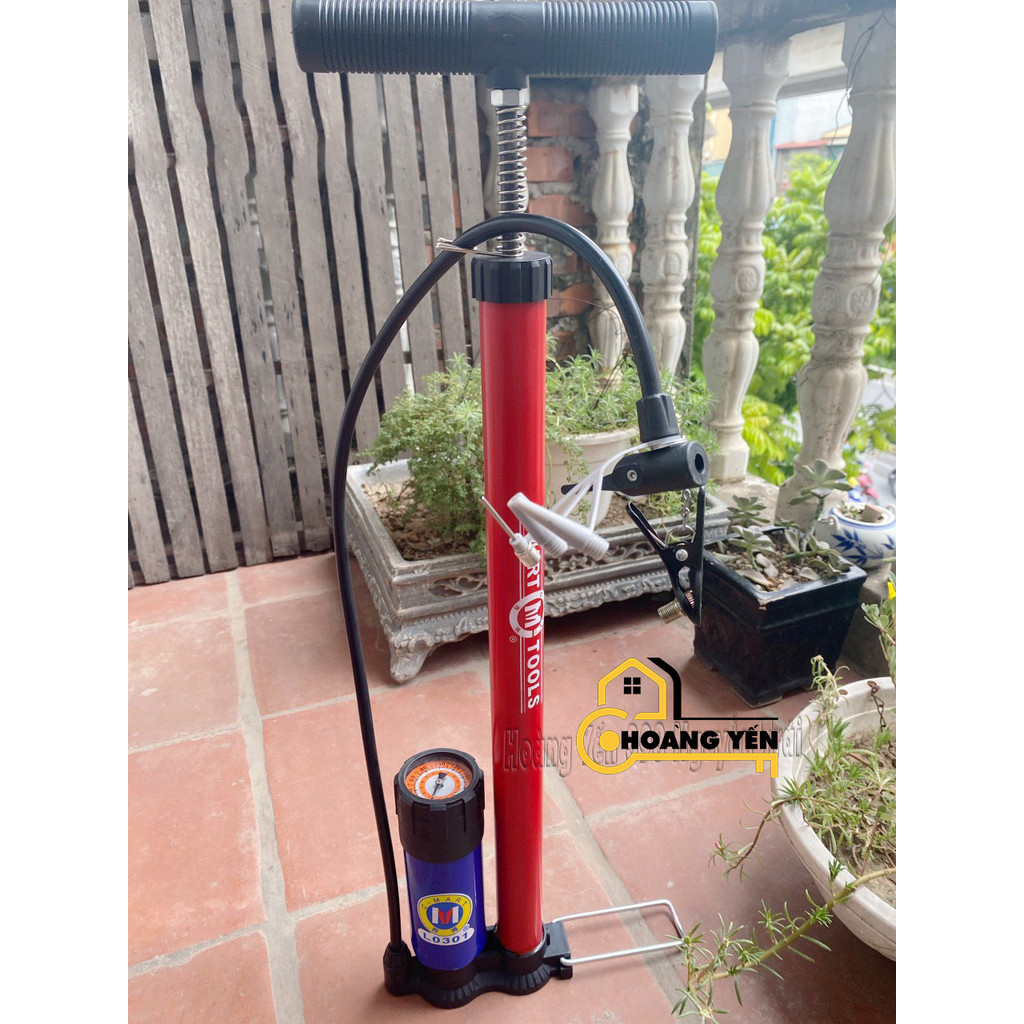 Bơm lốp xe đạp xe máy chính hãng CMART L0301 Bơm xe CMART L0301 - Kim Khí Hoàng Yến