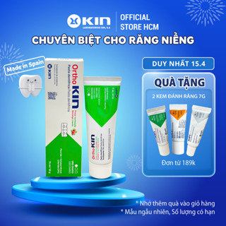Kem Đánh Răng Ortho Kin Cho Răng Niềng, Chỉnh Nha 75ml