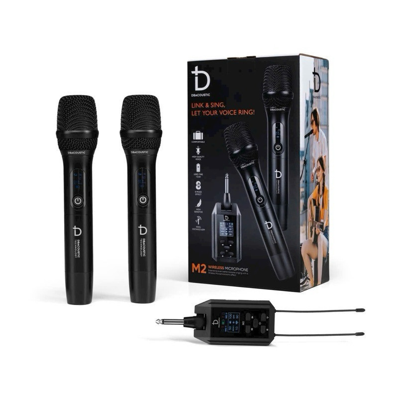 Micro đa năng Dbacoustic M2, 8 Chế Độ ECHO, chip xử lý 32-bit core ARM - Hang Chính Hãng