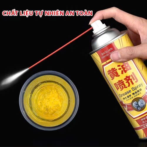 Chai Xịt Chống Rỉ Sét, Chai Tẩy Rỉ Sét - Xịt Bôi Trơn, Loại Bỏ Tiếng Kẹt Rít, Bôi Trơn Máy Móc, Động Cơ Hiệu Quả
