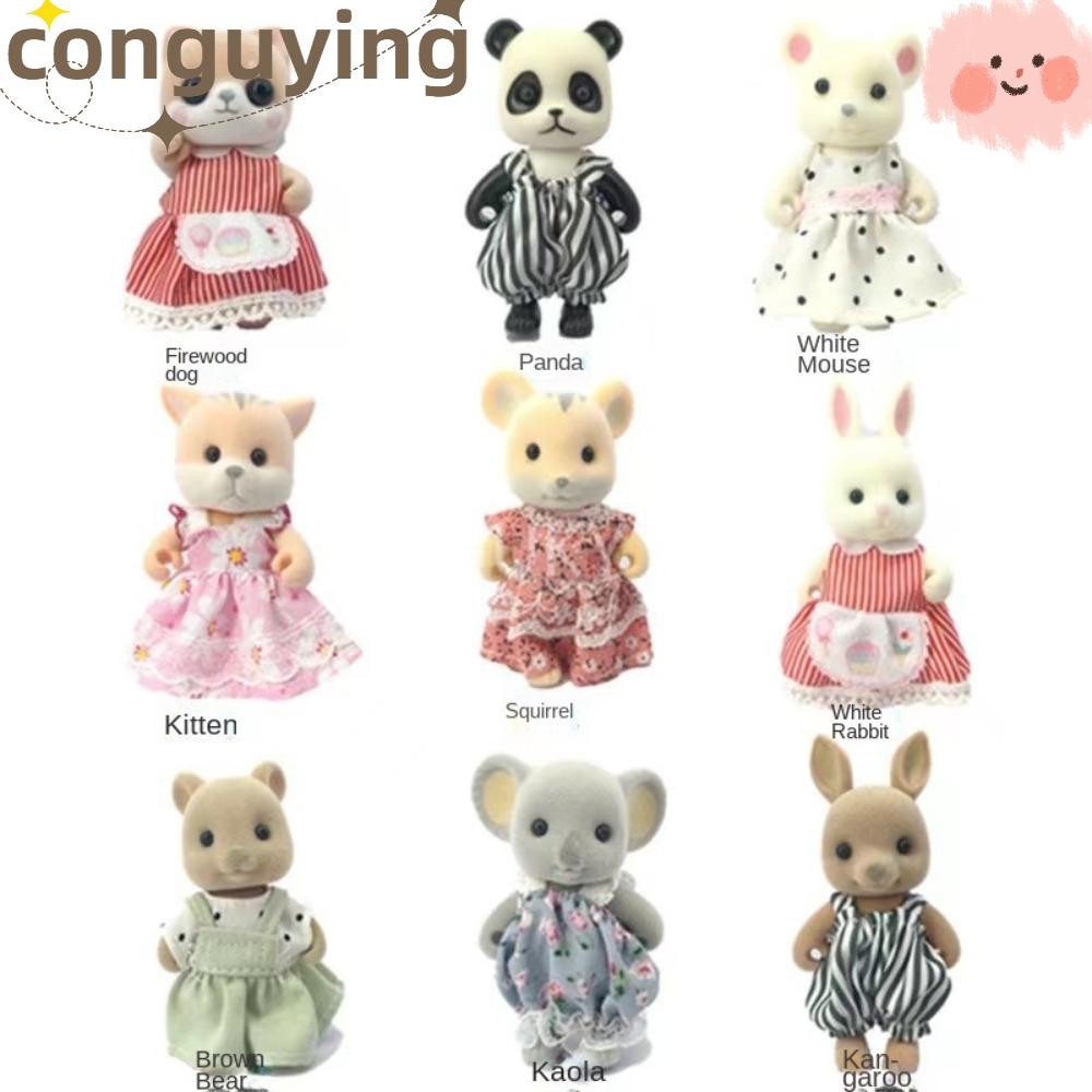 CONGUYING Búp Bê Koala Sang Trọng, Búp Bê Nhồi Bông Mèo Koala, Quà Tặng Hoạt Hình Gấu Chuột Mặc Quần