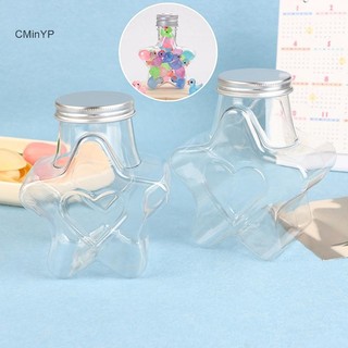 Cminyp Hình Ngôi Sao Búp Bê Trang Trí Hộp Bảo Quản Chai Nhựa Có Nắp Hộp Bảo Quản Thực Phẩm Miệng Rộng Lọ Có Thể Tái Sử Dụng Cookie Hộp Đựng Vinh Quang
