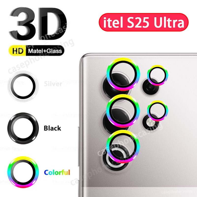 Bảo Vệ Camera Cho itel S25 Ultra S25Ultra S 25 Ultra itelS25Ultra 2024 Ốp Lưng 3D Kính Cường Lực Con
