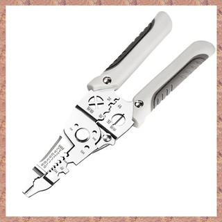 Kìm tuốt dây cụ thể thợ điện Đa chức năng Bảo trì dụng cụ tuốt dây cáp Crimper Kìm công cụ (R F C V)