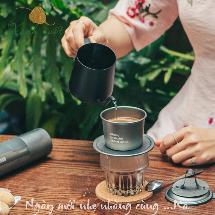 [KHB] Phin Nhôm Cao Cấp- Phin Pha Cafe, Dễ Dùng Rửa, Tự Pha Cafe Ở Nhà- Vietnamese Coffee Phin Filte