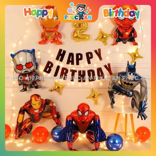 Bóng phao số 40cm mừng sinh nhật hpbd phụ kiện sinh nhật Phúc An