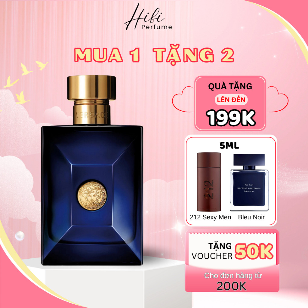 Chiết 10ml nước hoa nam Versace Pour Homme Dylan Blue EDT mạnh mẽ, cuốn hút - hibi perfume
