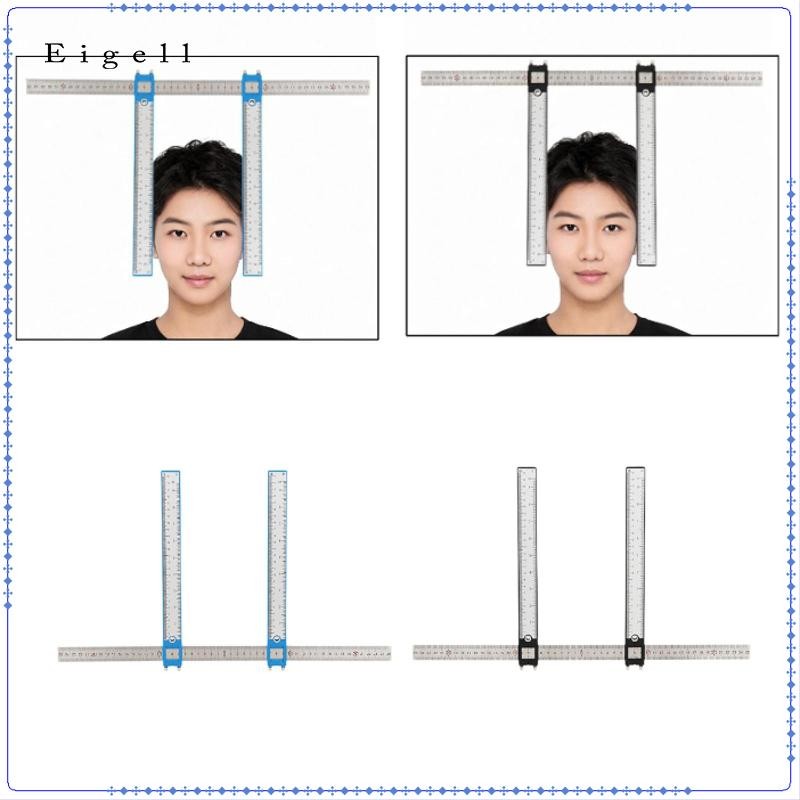Thước Pelvis Thước Caliper Dễ sử dụng Thước kẻ mặt để trang điểm Thẩm mỹ viện Lông mày