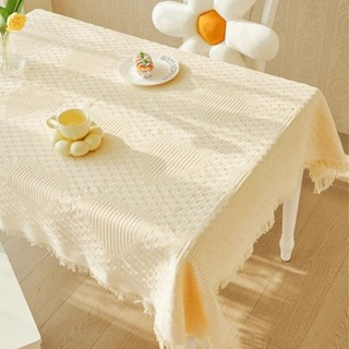  KEMIYA Macaron Pháp Ren Khăn Trải Bàn Vải Phong Cách Nhật Bản Cao Cấp Phòng Khách Khăn Trải Bàn Tròn Khăn Trải Bàn 