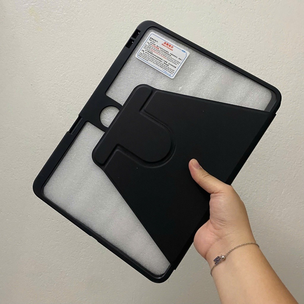 Bao da OPPO Pad 2 , Pad 3, Pad 3 Pro Thông minh Xoay 720° Ngang Dọc mặt lưng Acrylic có khay để bút 