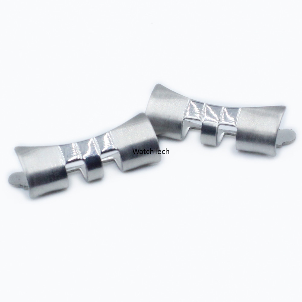 2 Miếng Cong Kết Thúc Liên Kết Cho Seiko 7S26 SKX007 SKX009 Vòng Tay Dây Đeo Đồng Hồ