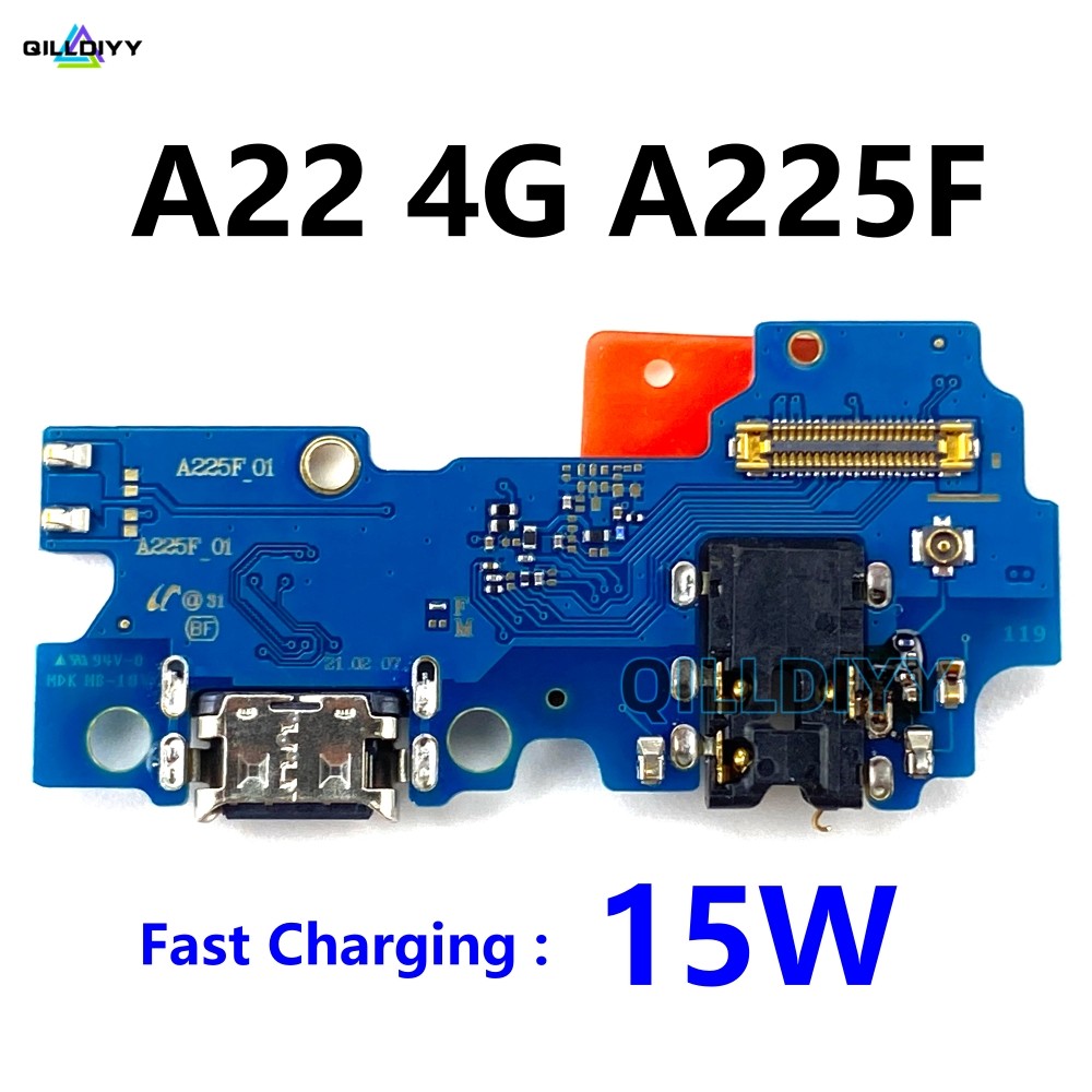1 Cái Cho Samsung Galaxy A22 4G A225F USB Sạc Kết Nối Ban Sạc Dock Cổng Micro Loại C Đuôi Cắm Cáp Mề